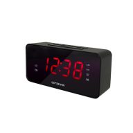   Rádiós Ébresztőóra Nagy Piros LED Kijelzővel. SLEEP. SNOOZE)  (10264)