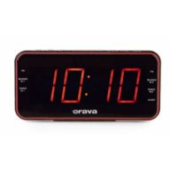   Rádiós Ébresztőóra Nagy Piros LED Kijelzővel. SLEEP. SNOOZE)  (10265)