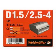 Sorkapocs 4-es 0.75-2.5mm 1746440000  (14716)