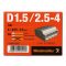 Sorkapocs 4-es 0.75-2.5mm 1746440000  (14716)