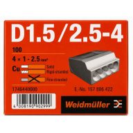 Sorkapocs 4-es 1-2.5mm 1747440000  (14717)