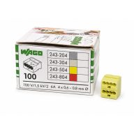 WAGO 4-ES 0.6-0.8mm 243-504 SORKAPOCS  (14722)