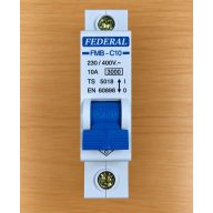 KISMEGSZAKÍTÓ 10A C FMB-C10 FEDERAL 3kA  (15463)