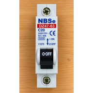 KISMEGSZAKÍTÓ 20A C NBS DZ47-63 3kA  (15730)