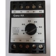 GANZ KK GIM 60s 24V AC meghúzáskésleltetésű időrelé. 6-60 s