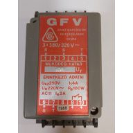   GANZ KK GFV 3*380/220V háromfázisú fázisfigyelő védelmi relé  (18345)