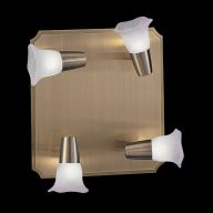EGLO 85005 SANTOS 4*G9/40W BRONZ/FEHÉR  (18376)