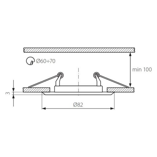 KANLUX CT-2114 ARANY FIX 00300