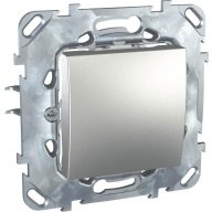 UNICA 107 EZÜST KERESZTKAPCSOLÓ MGU50.205.30Z  (21006)