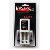 JANTA JNT001 AA akkumulátortöltő 2*1000mAh akku  (21740)
