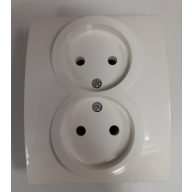 SOLID DUPLA DUGALJ FÖLDELETLEN FEHÉR 680016  (21875)