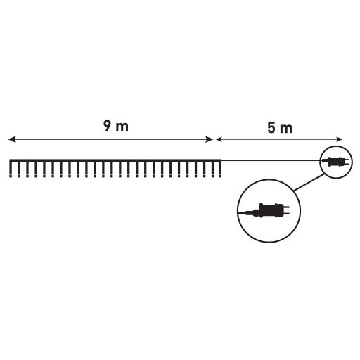 ENTAC ECL-120-WW-IR-FS FÉNYFŰZÉR WW 9M IDŐZÍTŐS  (23149)