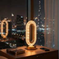 Asztali lámpa arany állítható 12504  (30685)