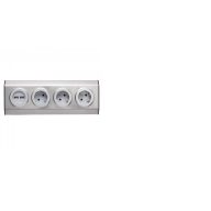 Sarok dugalj 3-as ezüst usb KNV03/USB  (315)