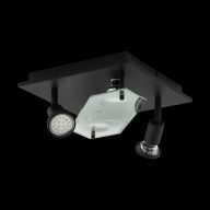 EGLO 75217 CABO2 FEKETE 4*GU10 2.8W*4 LEDDEL  (31862)