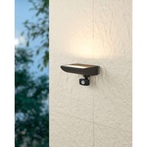 EGLO 99579 SORRONARO 10.5W IP44 MOZGÁSÉRZÉKELŐS FEKETE  (36396)