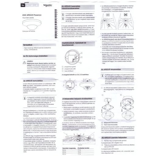 Jelenlétérzékelő ARGUS MTN630819 KNX RENDSZERHEZ  (38908)