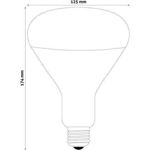 INFRA IZZÓ 150W E27 ASIR27-150W-R
  (40753)
