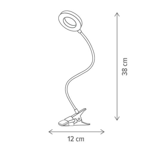 KLAUSEN KL148010 FLEX FALIKAR CSIPTETŐS FEHÉR 8W CCT