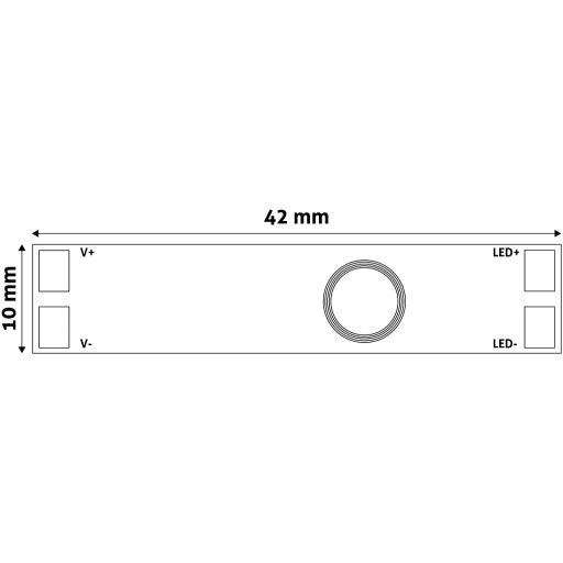AVIDE LED SZALAG MINI VEZÉRLŐ AAP-MINICTRL-T 12-24V 96W  (4086)