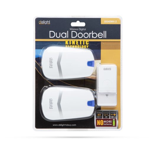 VEZETÉK NÉLKÜLI CSENGŐ GAMMA 55342WH-2  (40959)