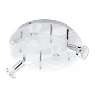  EGLO 75381 CABO-C 4*GU10 4W RGB W 3000K KEREK MENNYEZETI  (42338)