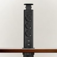 Elosztó Rejtett 3-as 2xUSB 20430MBU