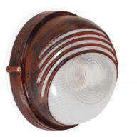   KLAUSEN KL4769 RUSTIC PARMA E27 IP44 KEREK OLDALFALI LÁMPA  (42549)
