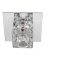 RÁBALUX 5542 Beépíthető kocka üveg króm 12V 20W  (42679)