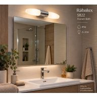 RÁBALUX 5822 2 izzós króm falikar fürdőszobai  (42965)