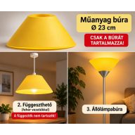 RÁBALUX 9810 SÁRGA MŰANYAG BÚRA 26CM  (44006)