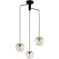   EGLO 99073 MIRTAZZA 3XE27 FEKETE PEZSGŐ FÜGGESZTÉK  (48487)