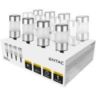   ENTAC EGSL-SS1LT21 SOLAR LÁMPA LESZÚRHATÓ EZÜST IP44  (49906)