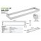 LEDPANEL KIEMELŐKERET 120*30 GXLS191 VIRGO II EZÜST  (50743)