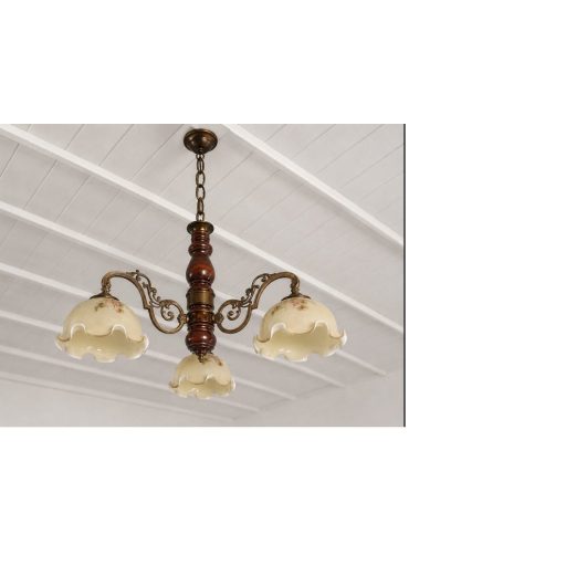 ANTIK BRONZ-FA CSILLÁR EGYEDI LÁMPA 3*E27  (51476)