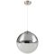 GLOBO 15851 VARUS KRÓM/ÁTLÁTSZÓ E27 FÜGGESZTÉK  (52366)