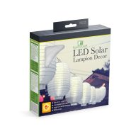   GAMMA 11399G-WH FEHÉR 210MM SOLAR LAMPION FÜGGESZTÉK  (55476)