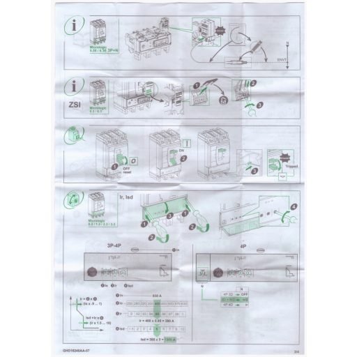 SCHNEIDER SCHLV432893 630A TERH.KAPCSOLÓ  (58864)