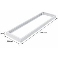 KIEMELŐ KERET 120*30CM ILPSMF30120 FEHÉR  (60964)
