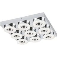 EGLO 95665 FRADELO KRÓM 9X4W 3000K 440*440*70MM  (61269)