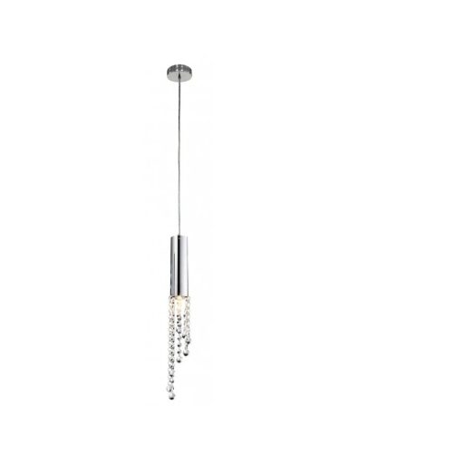 CANDELLUX 31-25241 DUERO 1*3W GU10 KRÓM/KRISTÁLY FÜGGESZTÉK  (65527)