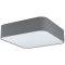 EGLO 99092 PASTERI SQUARE 5XE27 575X575MM SZÜRKE  (68120)