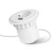 Rejtett beépíthető konektor  usb fehér 20461wh  (7135)