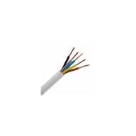 MTK 5*4mm H05VV-F FEHÉR PVC SODROTT RÉZ ERŰ  (7701)