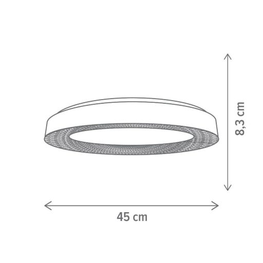 KLAUSEN KL151124 FRUMONI 24W 450*83MM CCT FEHÉR/KRISTÁY  (807)