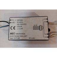 FÉNYCSŐ ELŐTÉT 18W EVG ECP18B  (824)