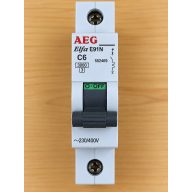 KISMEGSZAKÍTÓ 6A C AEG 4.5kA 552613  (8978)