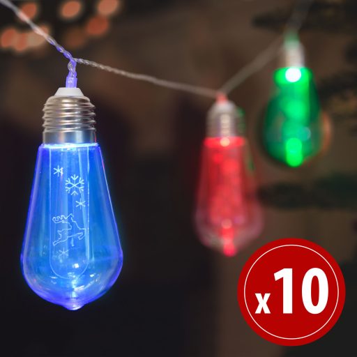 FÉNYFÜZÉR LED VILLANYKÖRTE 10 LED 56531  (9055)