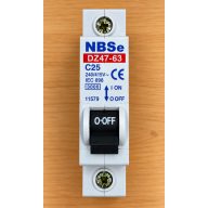 KISMEGSZAKÍTÓ 25A C NBS DZ47-63  (9302)